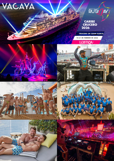CRUCERO  VACAYA  LGBTIQA+  FORT LAUDERDALE  USA  14 AL 21 DE FEBRERO 2026